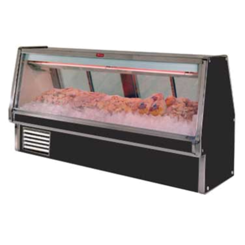 Howard-McCray SC-CFS34E-6-BE-LED 76-1/2" Self-Contained Double Duty Fish & Poultry Service Case