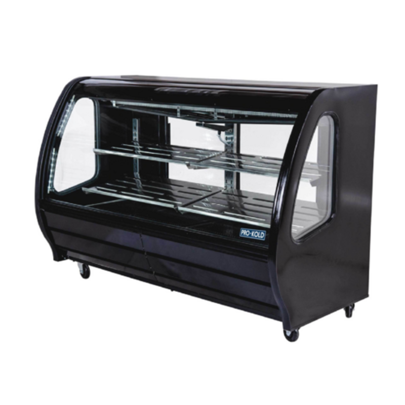 Imbera DDC80B PKD PRO-KOLD 74-Inch Curved Glass Deli Display Cooler