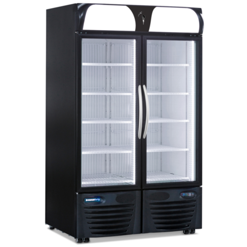 Minus Forty 43-UDGR-L1 46.5-Inch Upright Glass Door Merchandiser Refrigerator