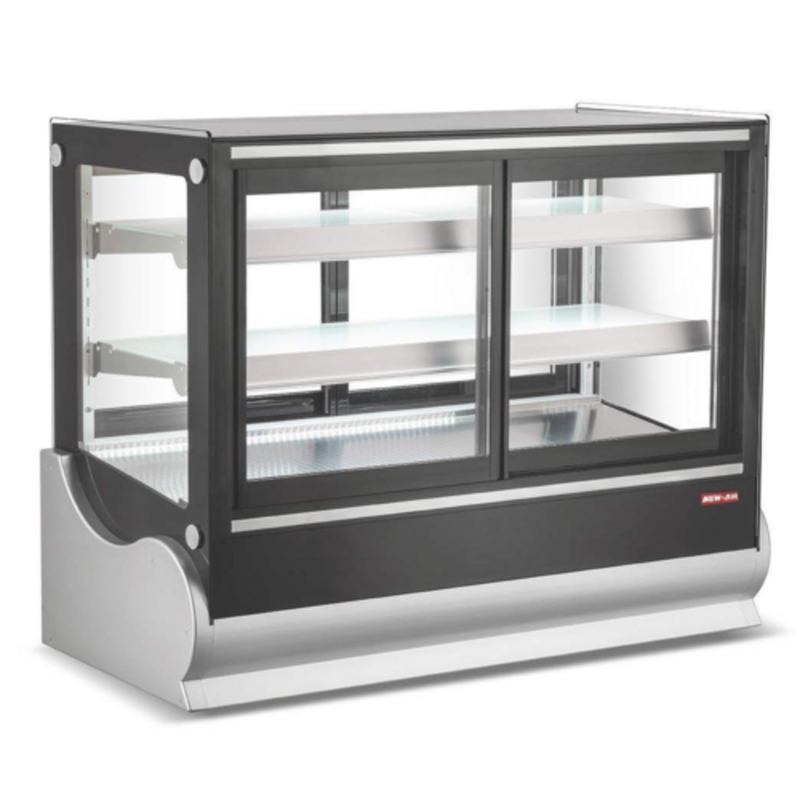 New Air NCDC-48-SV 47.5-Inch Square Refrigerated Countertop Merchandiser Case