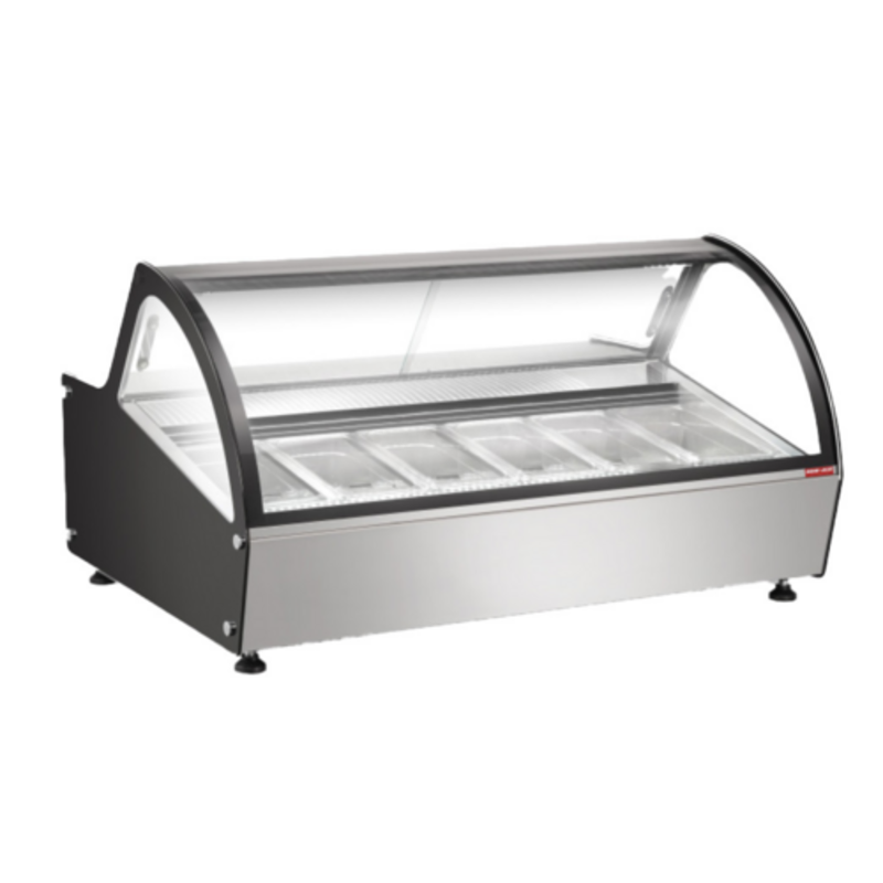 New Air NCGD-46-S 46" Countertop Gelato Merchandising Freezer