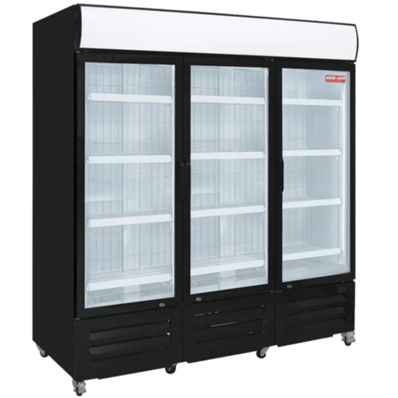 New Air NGF-182-H 78-Inch 3-Door Commercial Merchandising Freezer