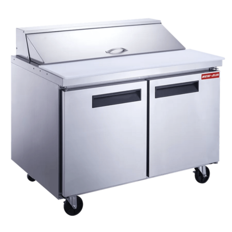 New Air NPT-048-SA 48-Inch Refrigerated Sandwich and Salad Prep Counter