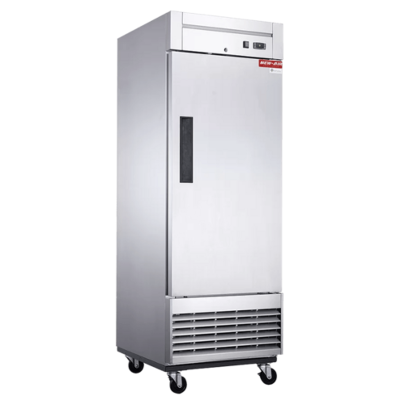 New Air NSF-050-H 27.5-Inch Signature Series Single Solid Door Reach-In Freezer