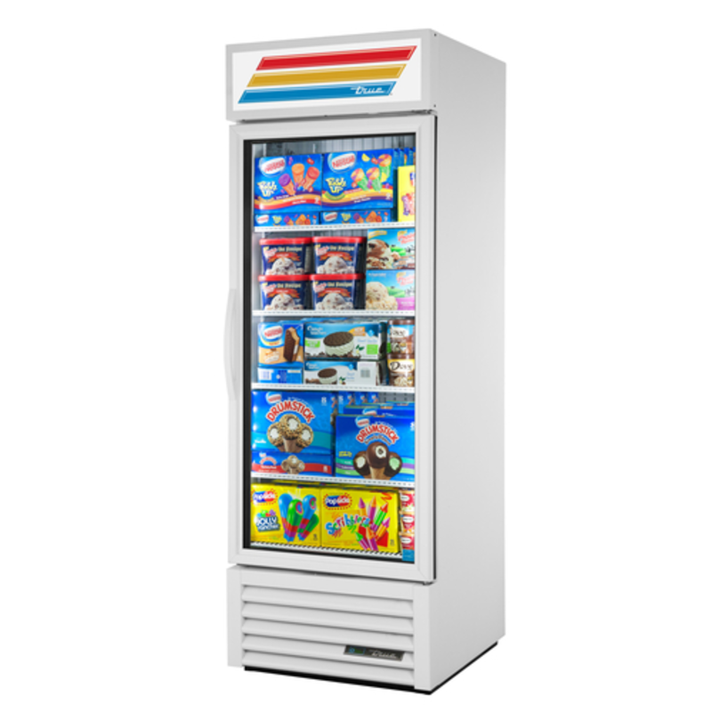 True GDM-23F-HC~TSL01 Single-Section 27" Glass Door Display Freezer