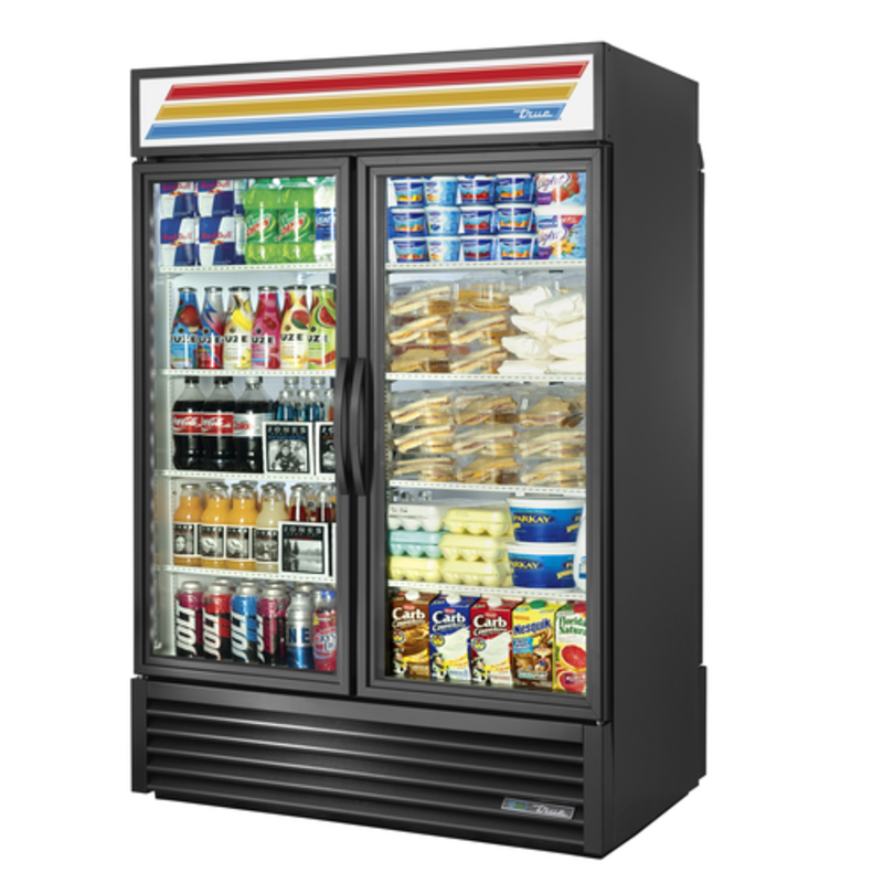 True GDM-49RL-HC~TSL01 54" 4-Door Rear-Load Refrigerated Merchandiser