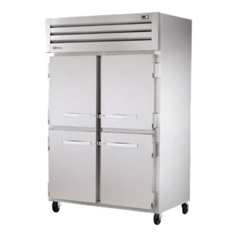 True STG2F-4HS-HC 52-Inch Reach-In Commercial Freezer with 4 Half Doors