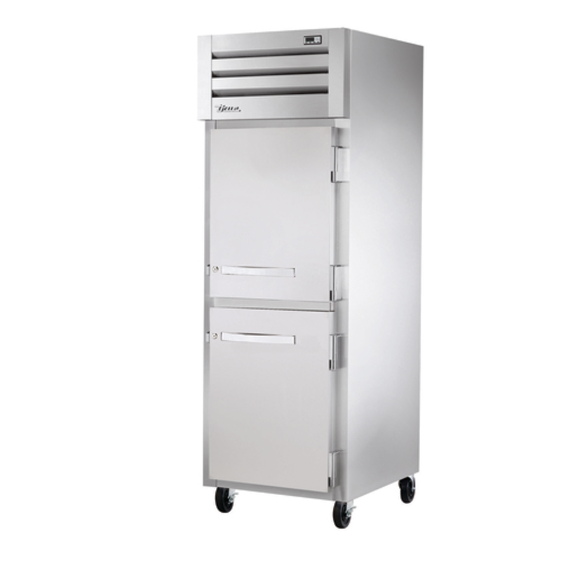 True Refrigeration STR1R-2HS-HC 27.5-Inch Single-Section Reach-In Refrigerator with Solid Half Doors