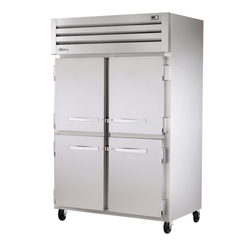 True STR2F-4HS-HC 53-Inch 4 Half-Door Stainless Steel Commercial Reach-In Freezer