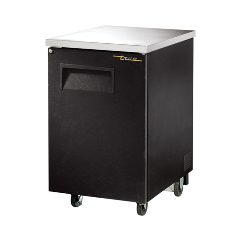 True TBB-1-HC Single-Section Solid Door Back Bar Cooler, 23.5-Inch