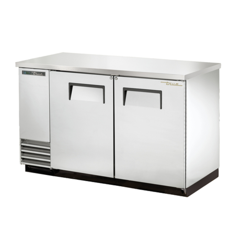True TBB-2-S-HC 59-Inch Stainless Steel Refrigerated Back Bar Cabinet