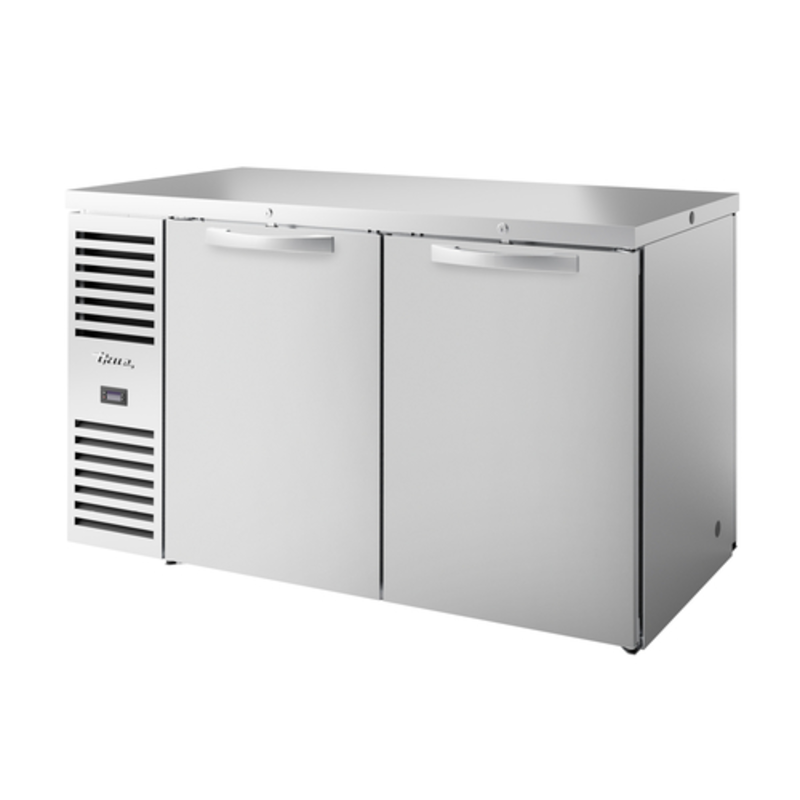 True TBR60-PTSZ1-L-S-SS-SS-1 60-Inch Pass-Thru Refrigerated Back Bar Cabinet