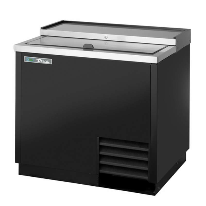 True Refrigeration TD-36-12-HC 36.63-Inch Black Deep Well Bottle Cooler