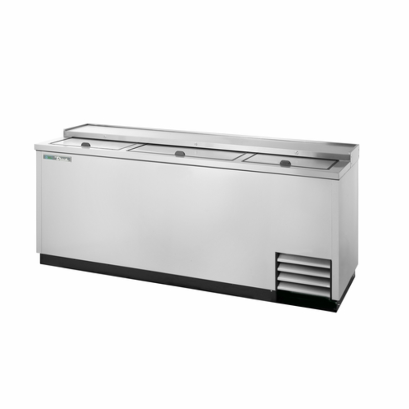 True Manufacturing TD-80-30-S-HC 80-Inch Stainless Horizontal Bottle Cooler