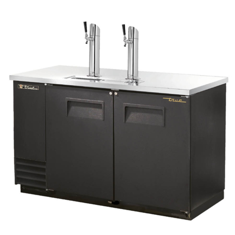 True TDD-2-HC 58.88" Dual-Door Direct Draw Beer Cooler