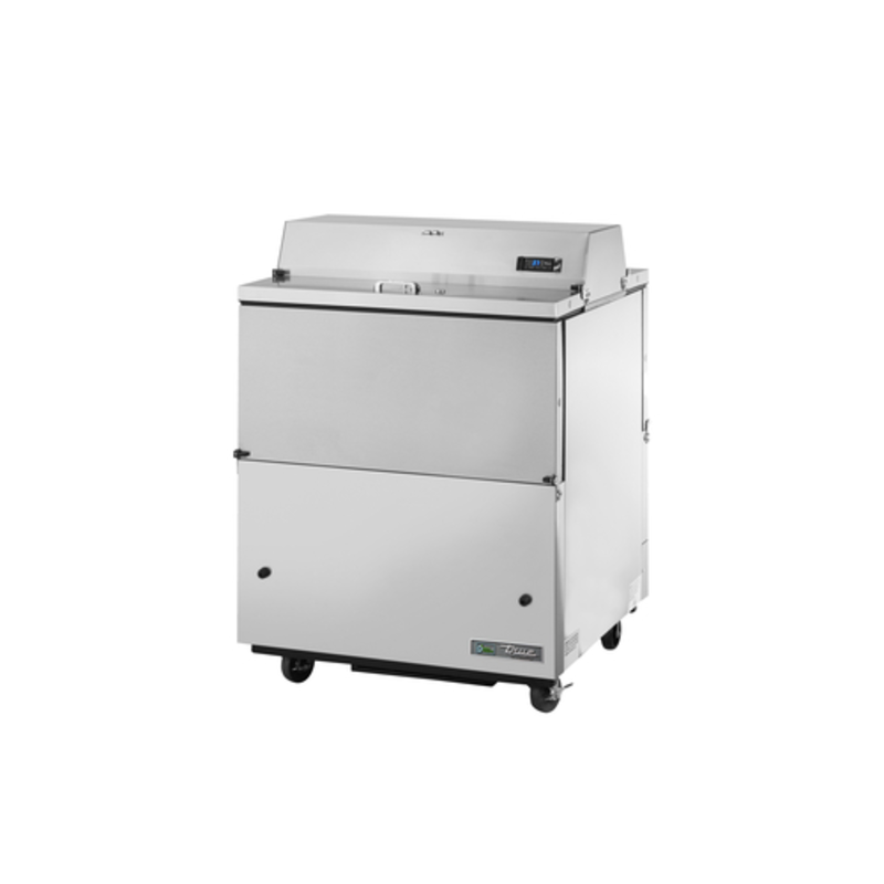 True TMC-34-S-DS-HC Stainless Steel Dual-Sided 8-Crate Milk Cooler