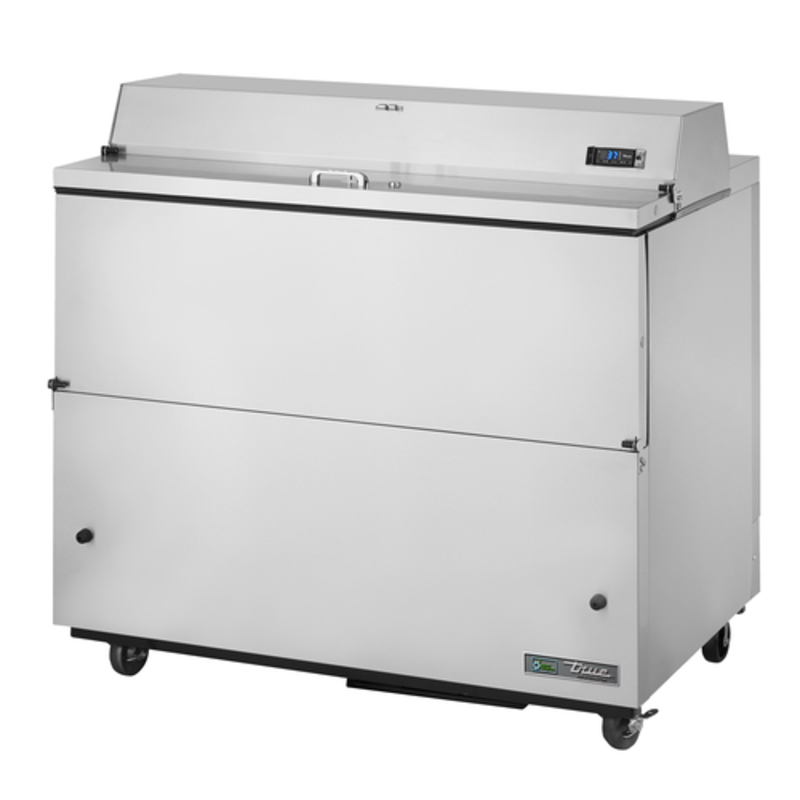 True 49-Inch Mobile Milk Cooler TMC-49-S-HC
