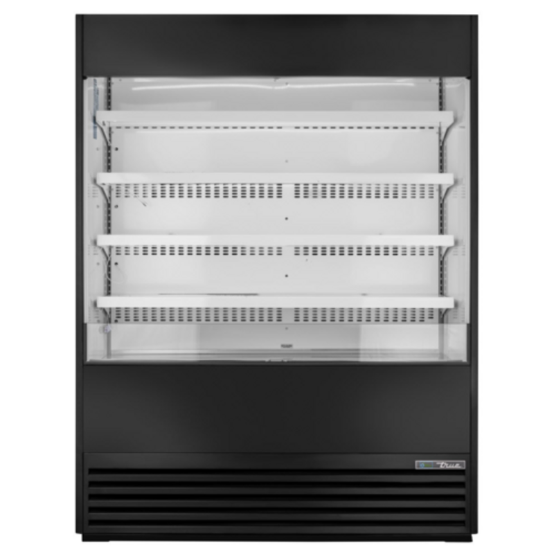 True TOAM-60-HC~NSL01 60-Inch Black Open-Air Refrigerated Display Cooler