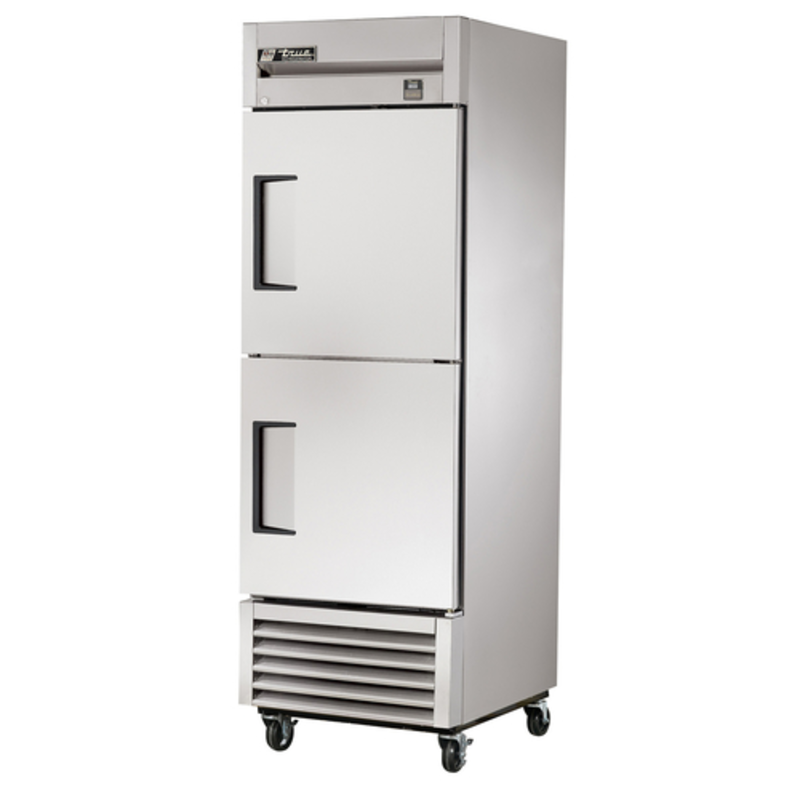 True TS-23-2-HC 27" Stainless Steel Reach-In Refrigerator with Two Half Doors