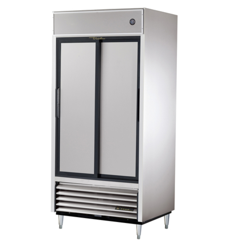True Refrigeration TSD-33-HC 39.5-Inch Reach-In Refrigerator with Solid Sliding Doors