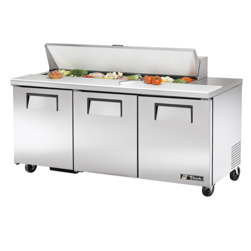 True TSSU-72-16-HC 72" Refrigerated Sandwich and Salad Prep Counter
