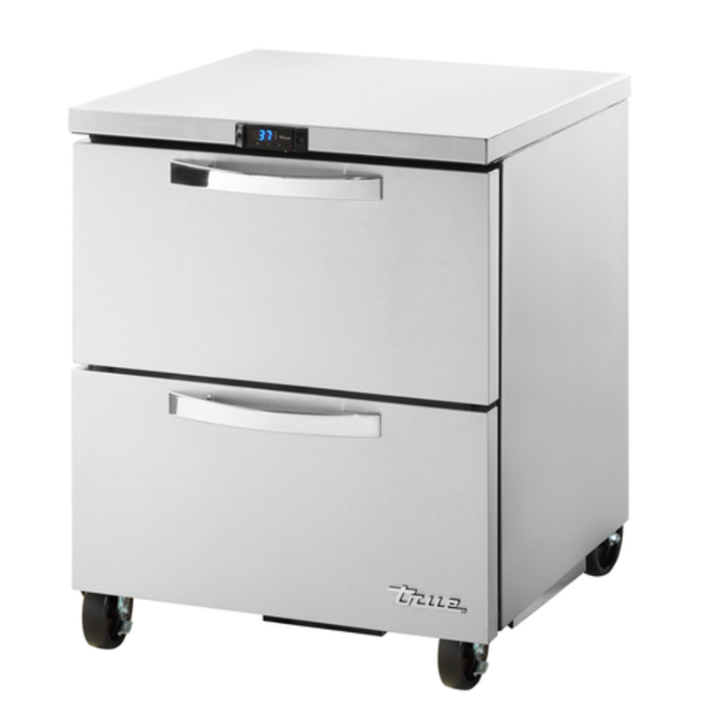 True TUC-27D-2-HC~SPEC3 27" Commercial Undercounter Refrigerator with 2 Drawers - SPEC SERIES