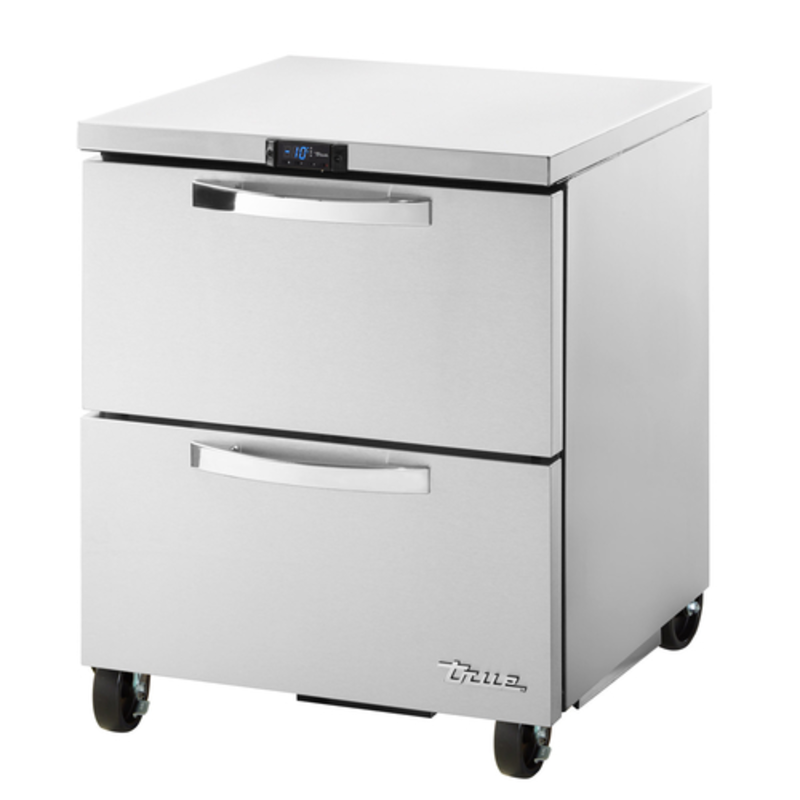 True Refrigeration TUC-27F-D-2-HC~SPEC3 27.63" 2-Drawer Undercounter Commercial Freezer