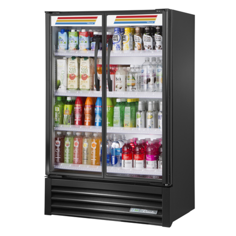 True TVM-36SL-HC~VM03 36-Inch Slim Display Merchandiser with Glass Doors