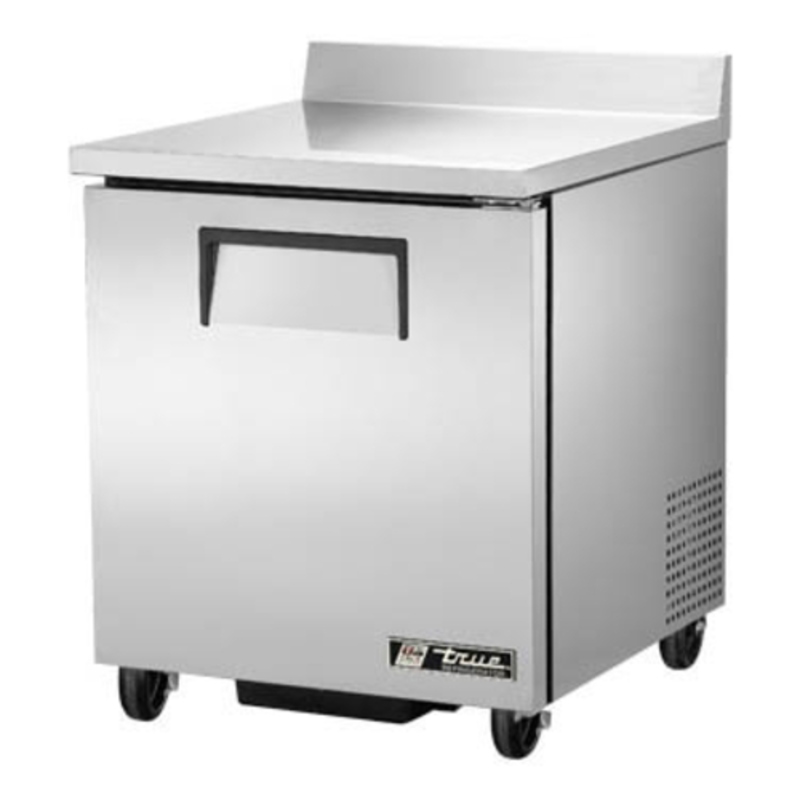 True TWT-27-HC 27.63-Inch Single Door Worktop Refrigerator with Rear Splash