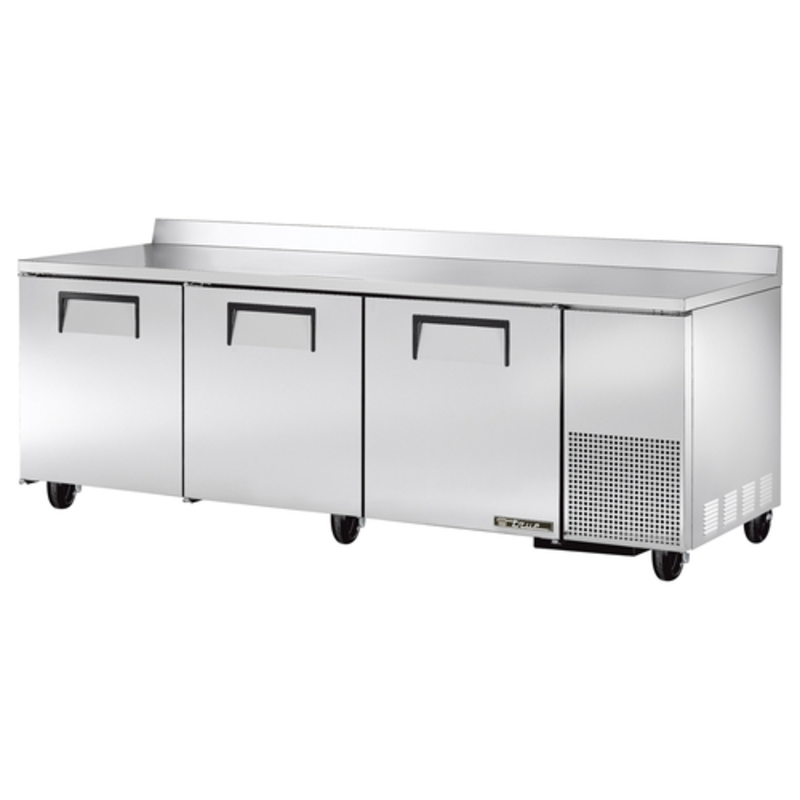 True TWT-93-HC 93.25" Deep Worktop Refrigerator with 3 Solid Doors