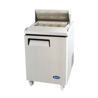 Atosa MSF8301GR 27.5-Inch One-Section Refrigerated Sandwich Prep Table