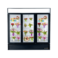 Refurbished True GDM-72 3-Door Floral Merchandising Cooler - 78.1"