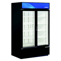 Habco SF46HCBXM 47.5" Wide 2-Door Glass Merchandising Freezer