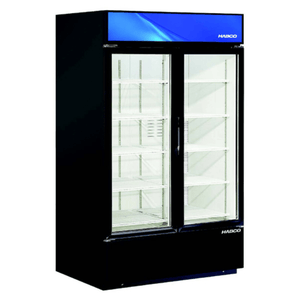 Habco SF46HCBXM 47.5" Wide 2-Door Glass Merchandising Freezer