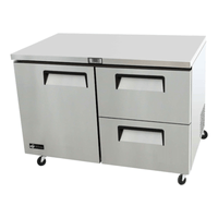 EFI 48-Inch Versa-Chill Undercounter Freezer with 1 Door and 2 Drawers - FUDW2-48VC