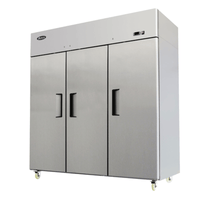 Atosa MBF8006GR 77.8" Top Mount 3-Door Reach-In Refrigerator
