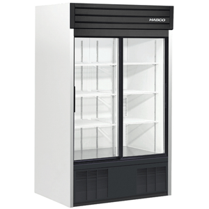 Habco SE42HCSAG 47.5-Inch Two-Door Sliding Glass Refrigerated Display Cooler