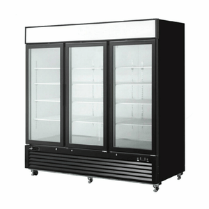 EFI F3-82GDVC Versa-Chill 82-Inch Three-Door Glass Display Freezer