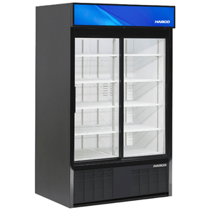 Habco ESM42HC 47.5-Inch Double Sliding Door Retail Refrigerator