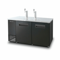 Blue Air BDD59-2S-HC 59-Inch Commercial Draft Beer Dispenser with Dual Taps