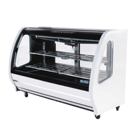 Imbera Pro-Kold DDC80W 74.29" Curved Glass Refrigerated Deli Case, White