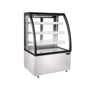 EFI CGCM-3756 37-Inch Curved Glass Refrigerated Bakery and Deli Display Case