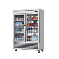 Blue Air BSR49GP-HC 2-Door Glass Reach-In Proofer Refrigerator - 49 Cu. Ft.