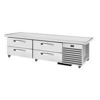 True TRCB-79-86-HC~SPEC3 86.25" Spec Series Refrigerated 4-Drawer Chef Base