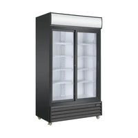 P800WA Two Sliding Glass Door Refrigerator - 40" Width Calgary Commercial Refrigeration