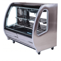 Imbera Pro-Kold DDC60SS 60" Refrigerated Curved Glass Deli Showcase