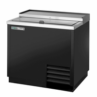 True Refrigeration TD-36-12-HC 36.63-Inch Black Deep Well Bottle Cooler