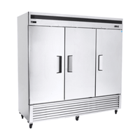 EFI F3-82VC Versa-Chill 3-Section Solid Door Reach-In Freezer