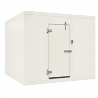 8x8 Walk in Cooler Kit with Cam-Lock Panels and Monoblock Cooling Unit
