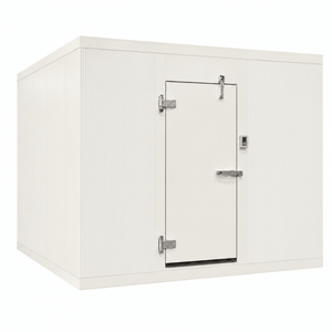 8x8 Walk in Cooler Kit with Cam-Lock Panels and Monoblock Cooling Unit